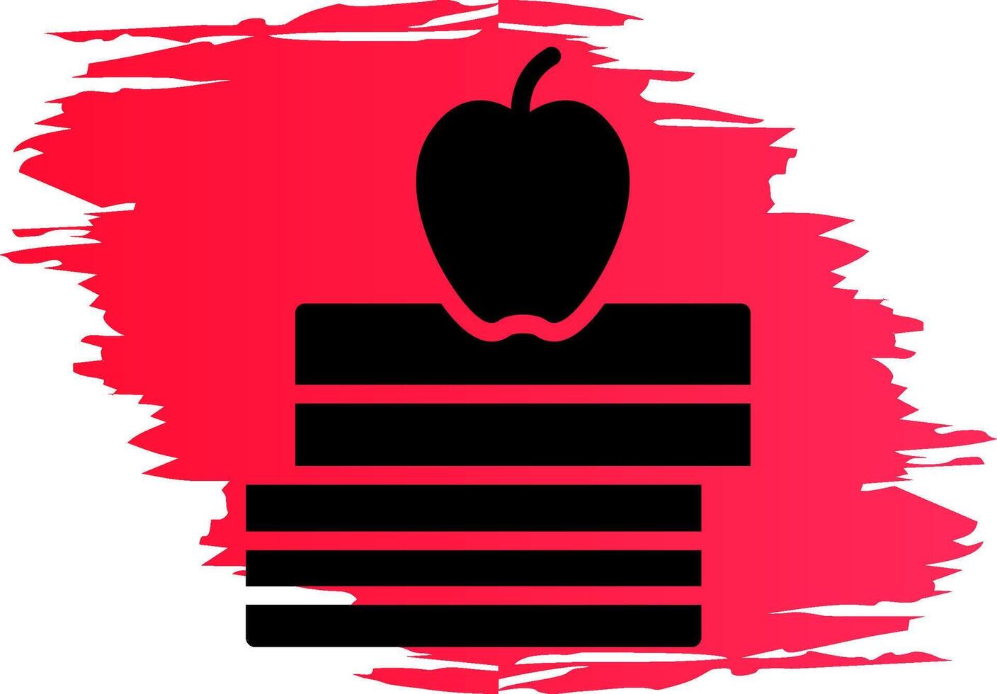 Stack Of Books Creative Icon Design vector