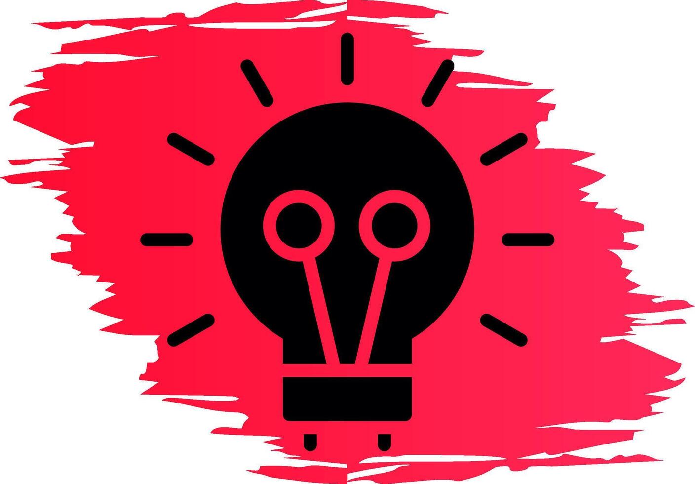 Bulb Creative Icon Design vector