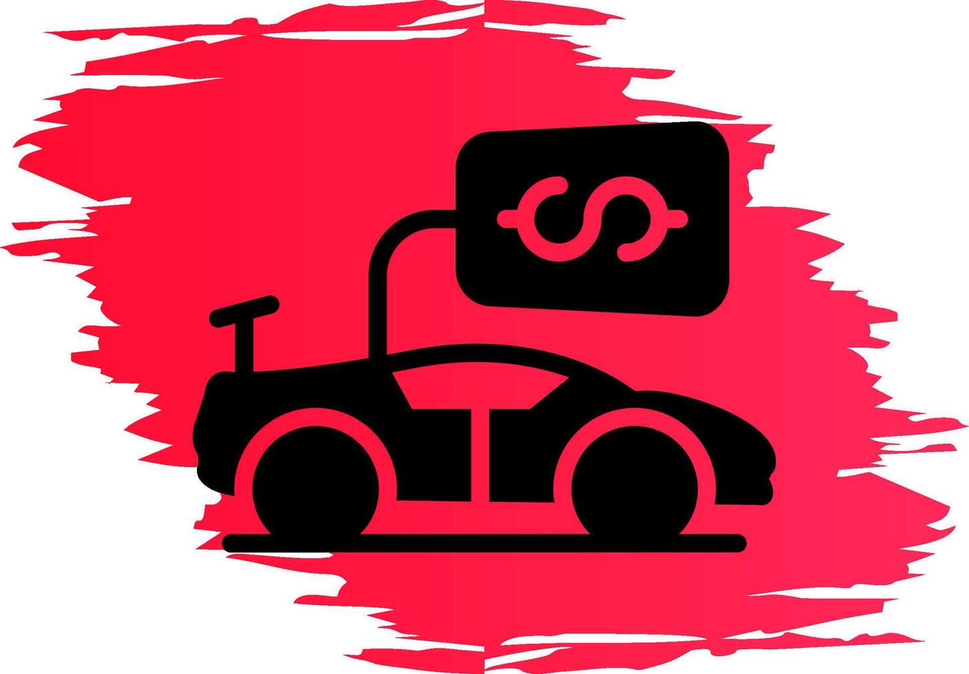 Vehicle Sales Creative Icon Design vector