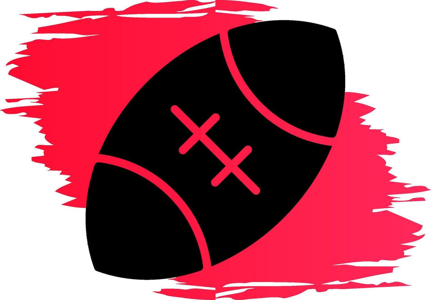 Rugby Creative Icon Design vector