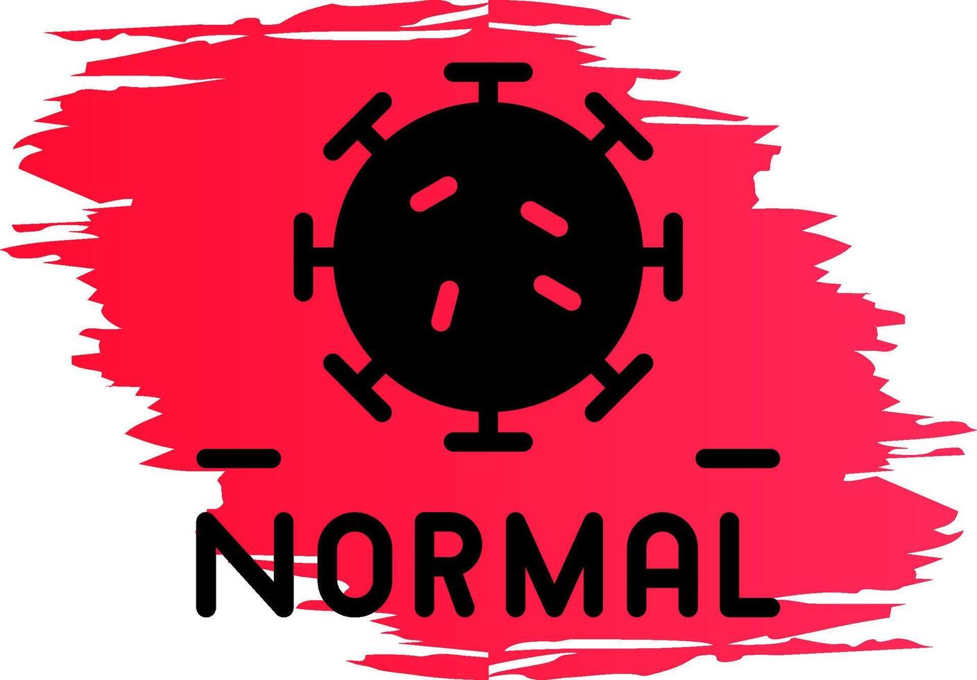 New Normal Creative Icon Design vector