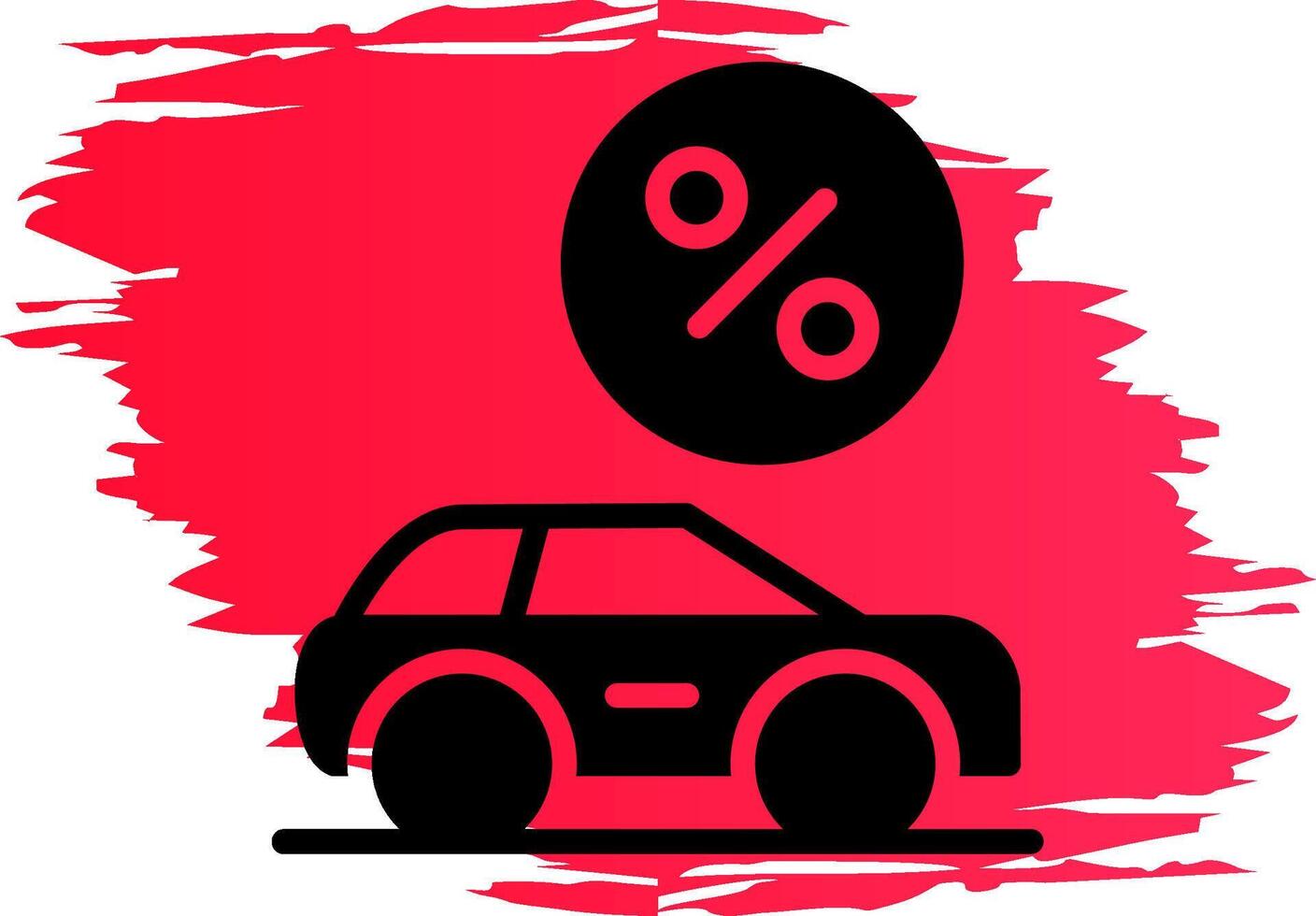 Vehicle Leasing Creative Icon Design vector