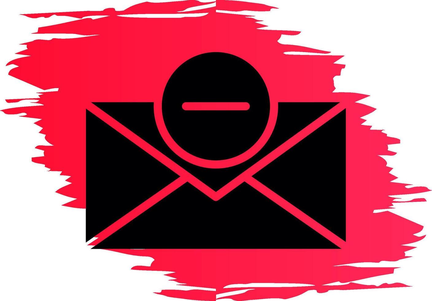 Minus Creative Icon Design vector