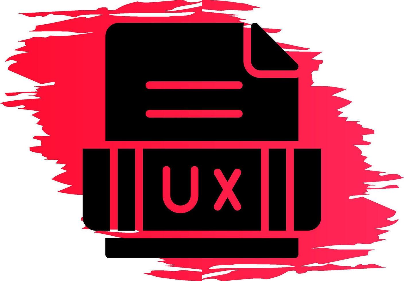 Ux Format Creative Icon Design vector