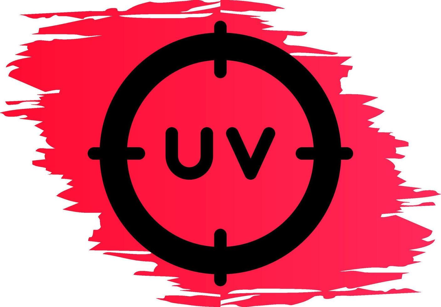 Uv Creative Icon Design vector