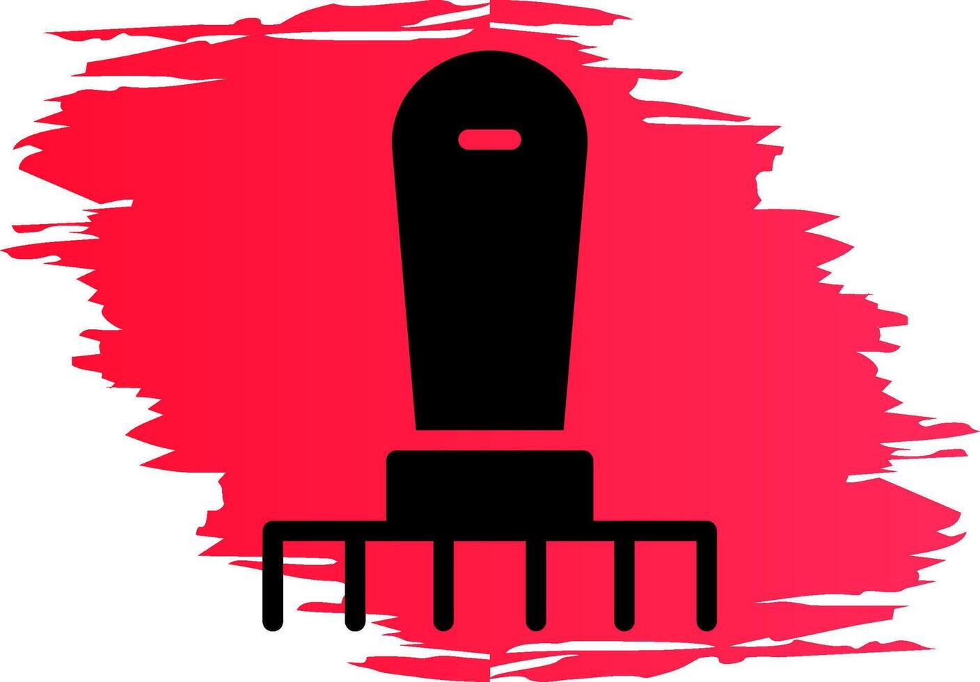 Pitchfork Creative Icon Design vector