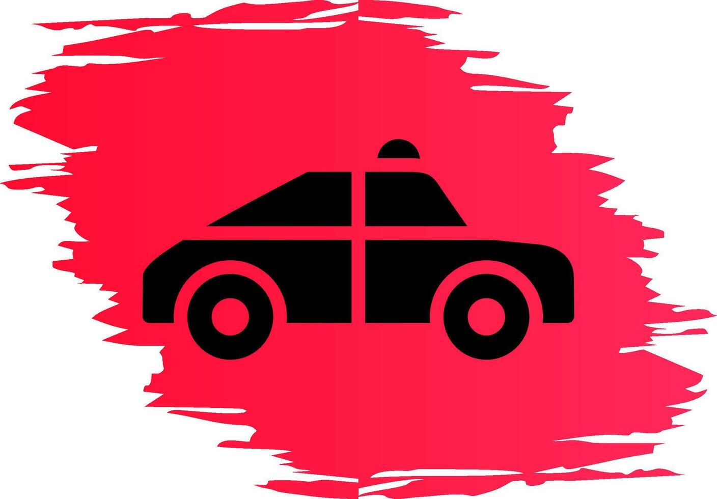 Police Car Creative Icon Design vector