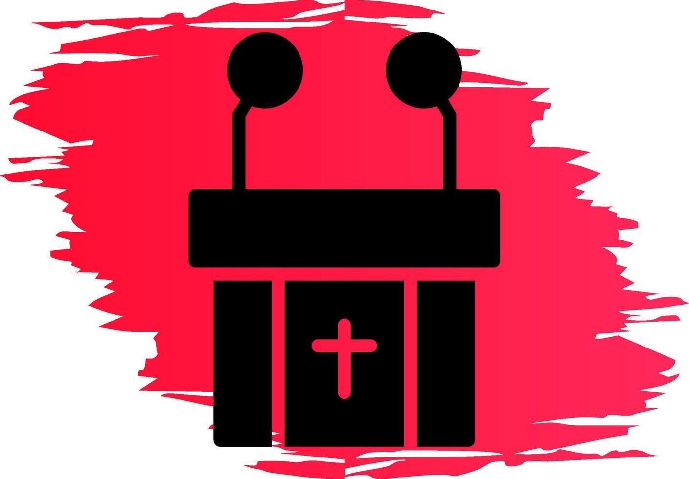 Pulpit Creative Icon Design vector