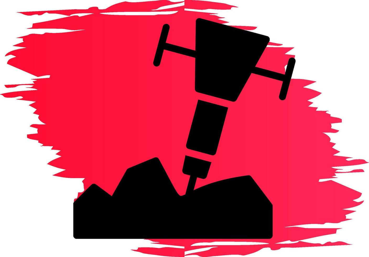 Drill Creative Icon Design vector