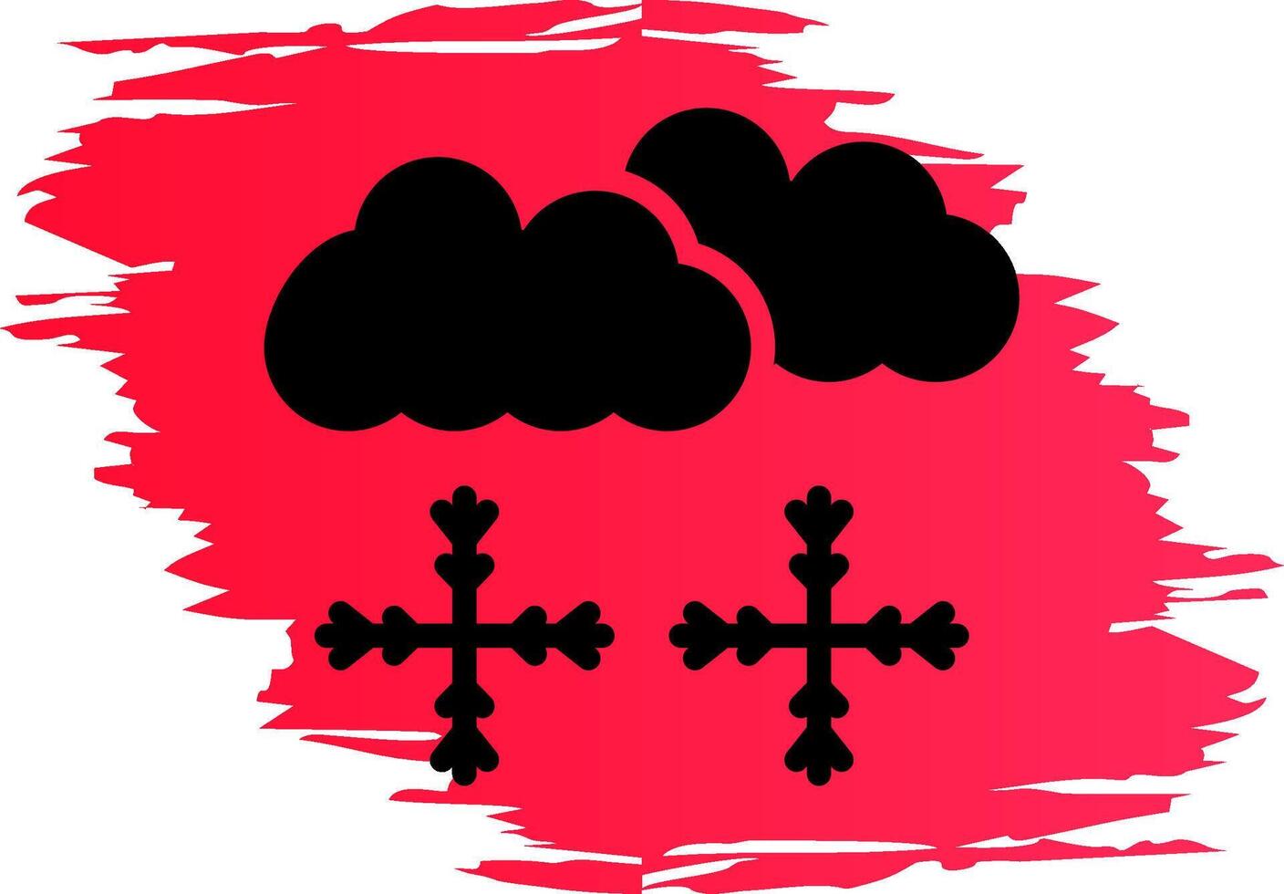 Snowy Creative Icon Design vector