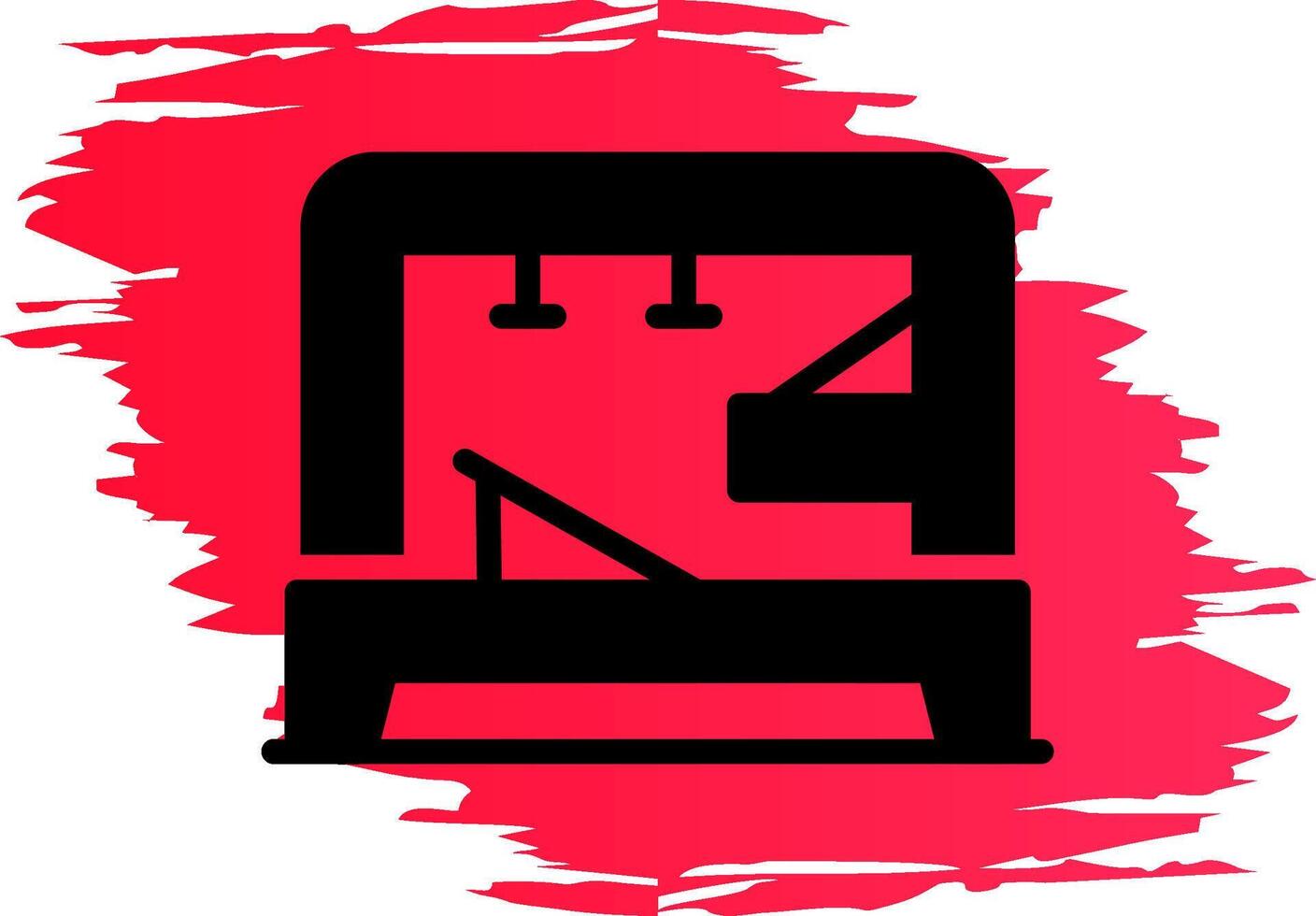 Pilates Tower Creative Icon Design vector