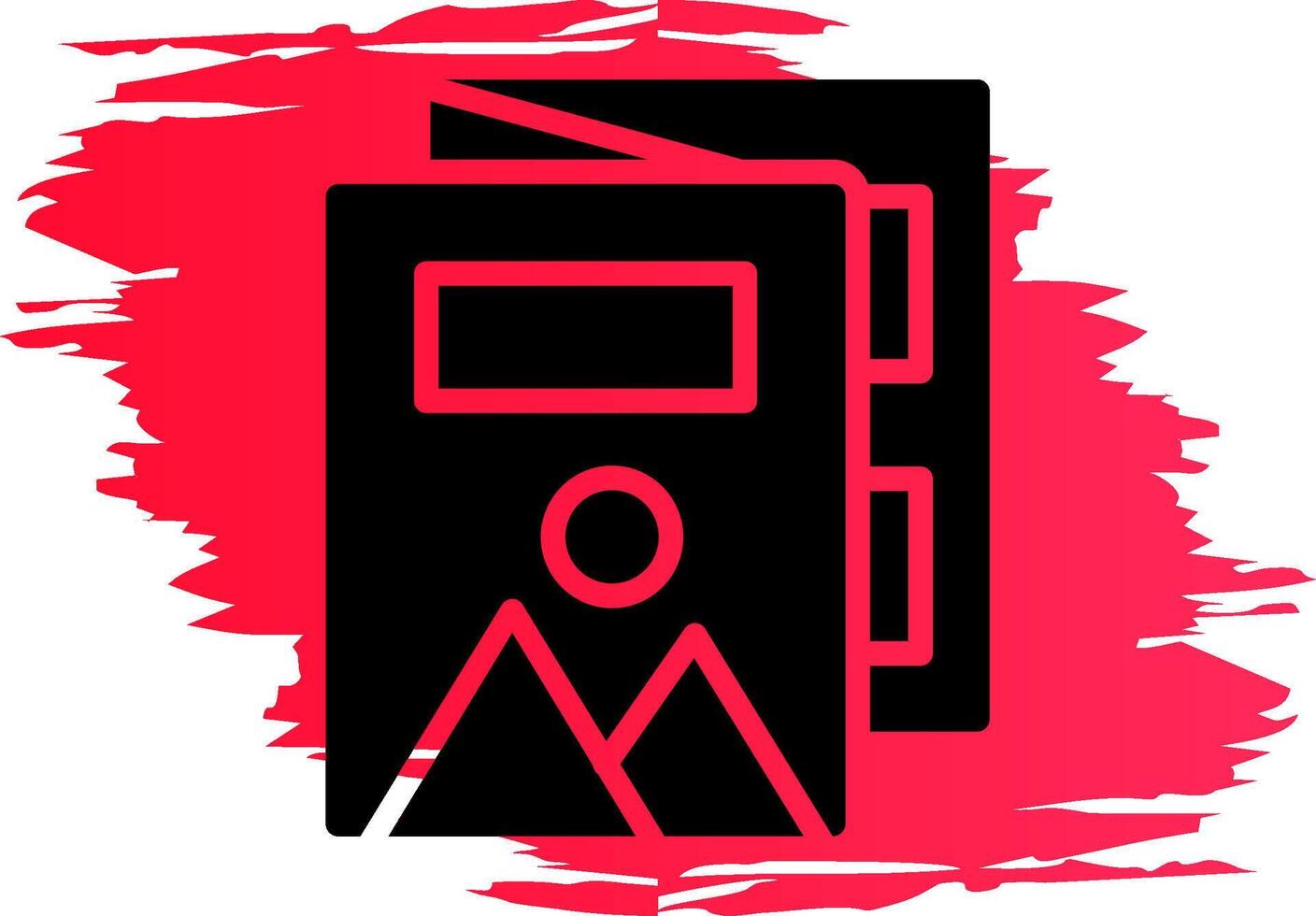 Magazine Creative Icon Design vector