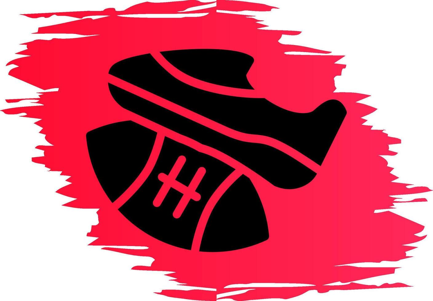 Kick Creative Icon Design vector