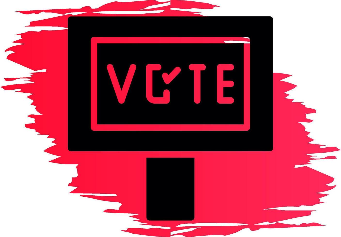 Vote Creative Icon Design vector