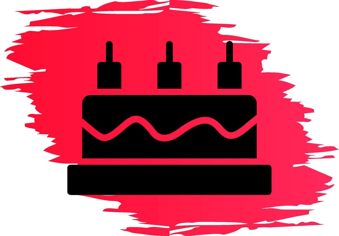 Cake Creative Icon Design vector