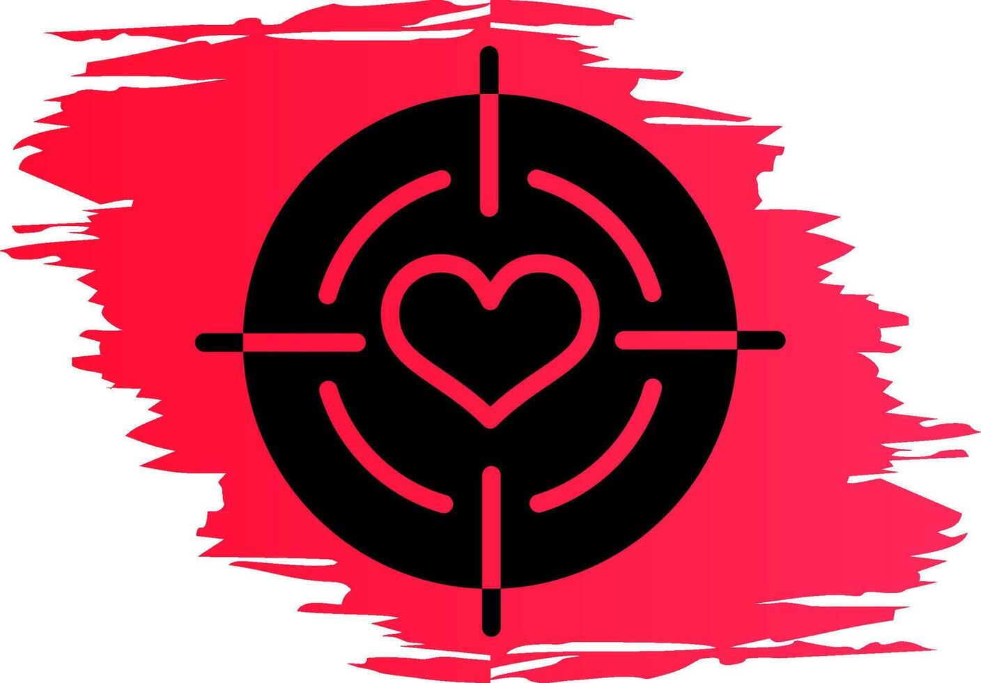Target Creative Icon Design vector