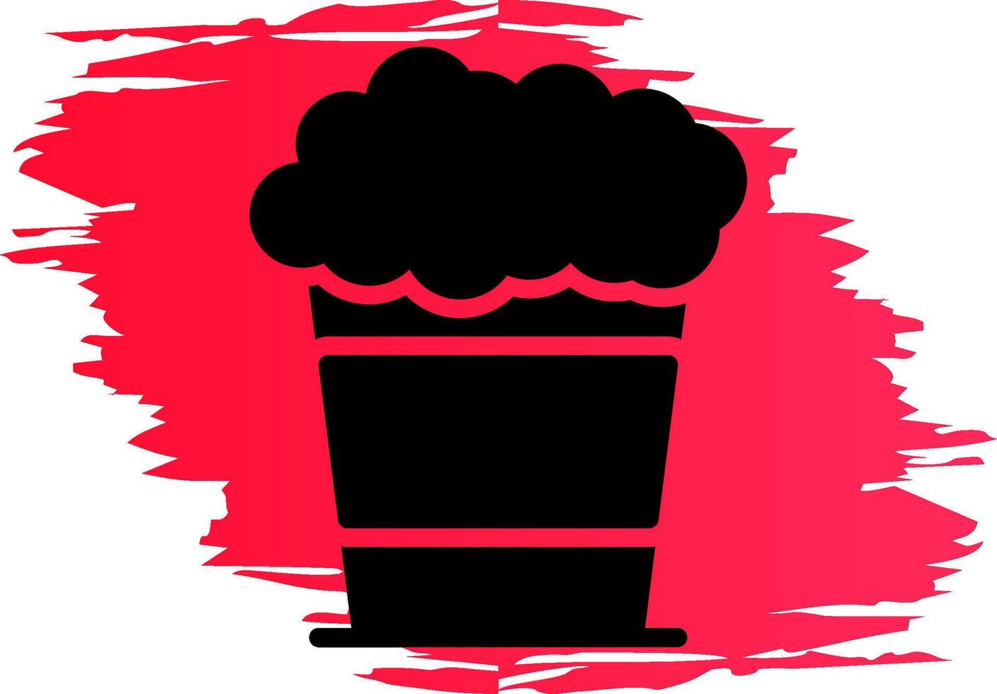 Popcorn Creative Icon Design vector