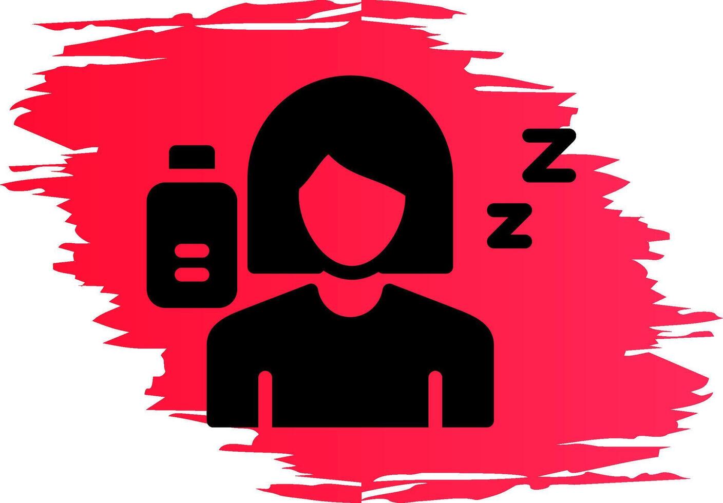 Fatigue Creative Icon Design vector