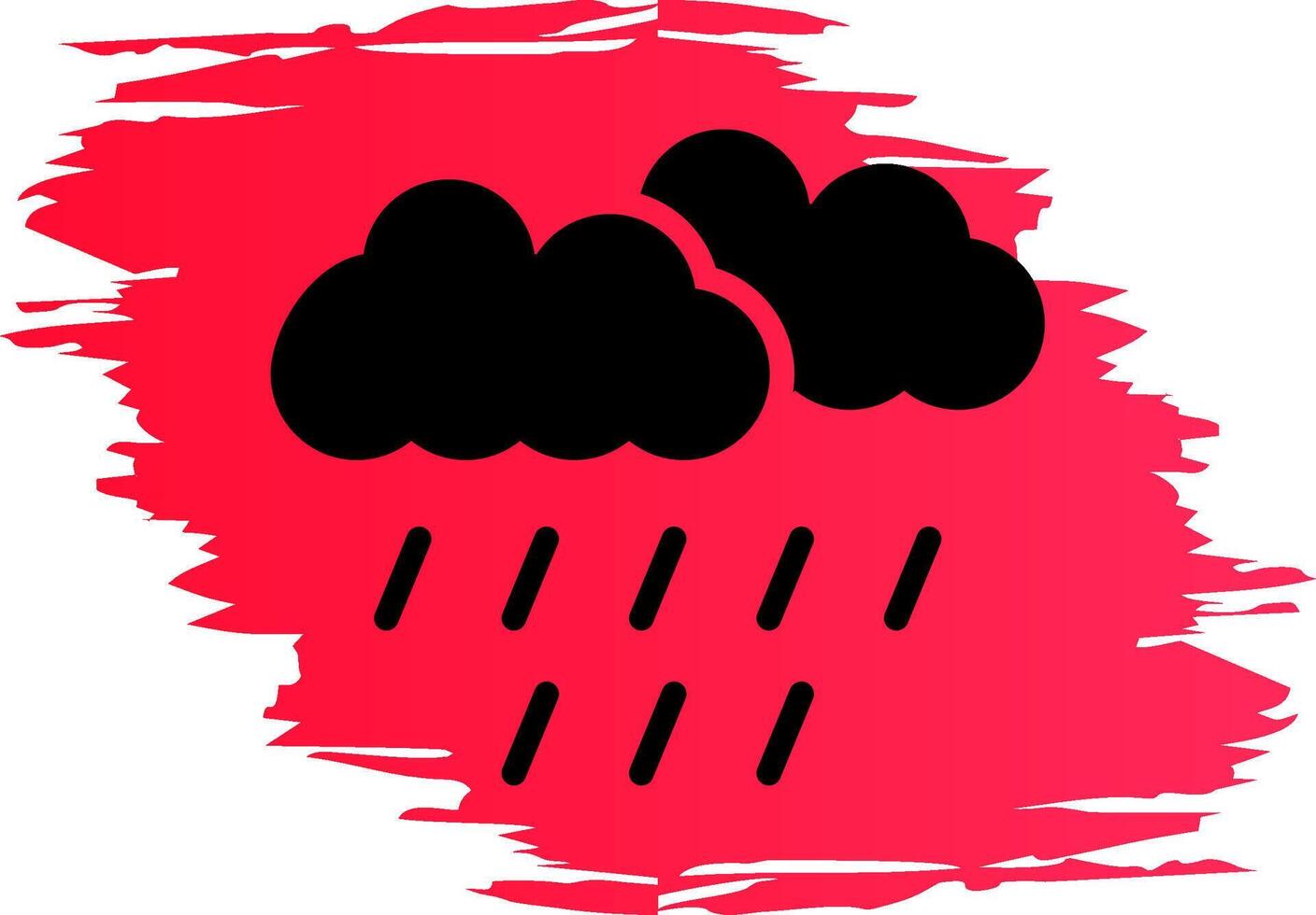 Rainy Day Creative Icon Design vector