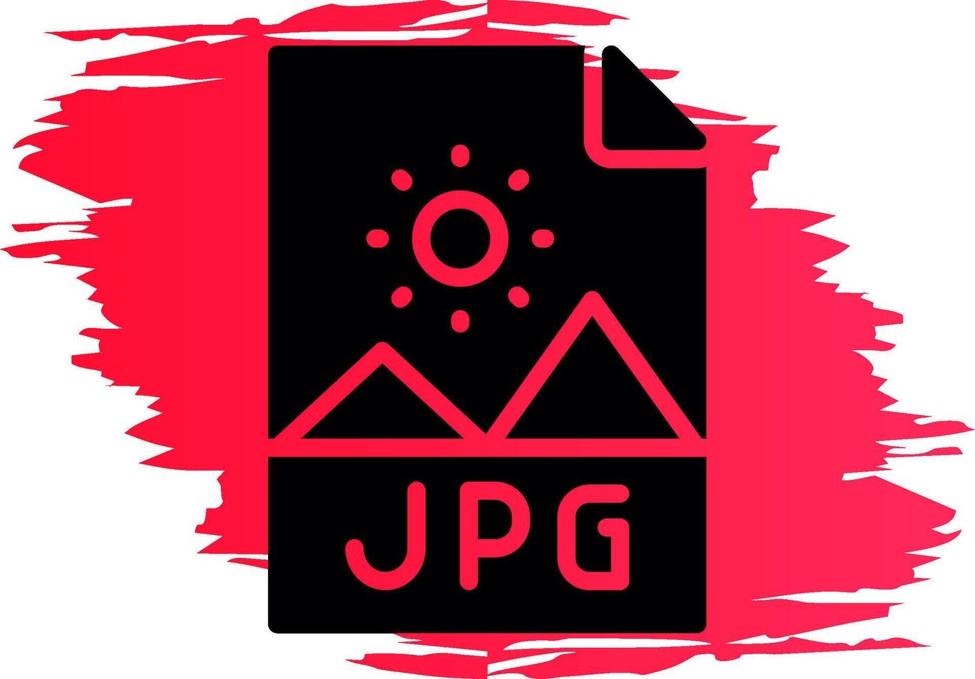 Jpg File Creative Icon Design vector