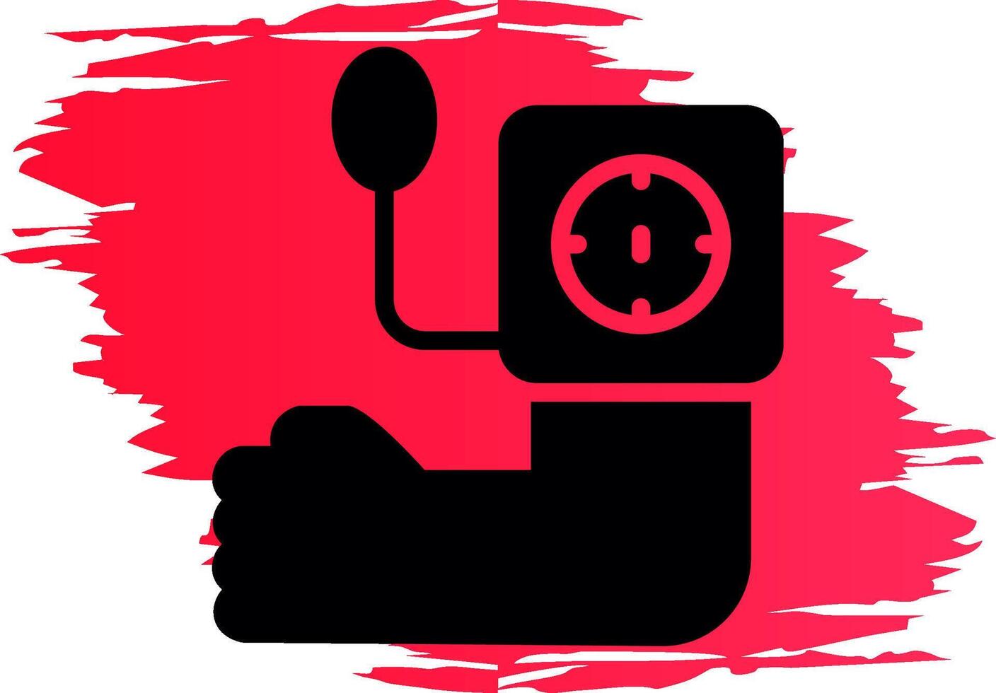 Blood Pressure Creative Icon Design vector