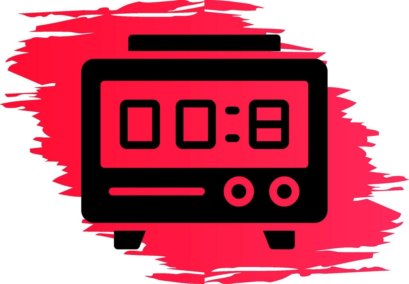 Digital Stopwatch Creative Icon Design vector