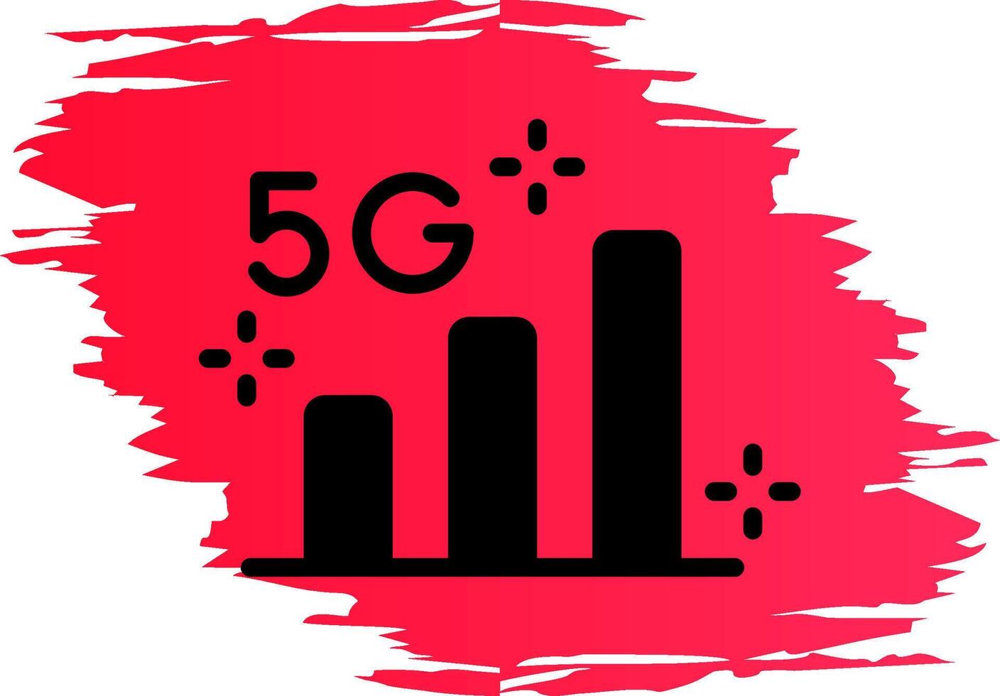 5G Creative Icon Design vector