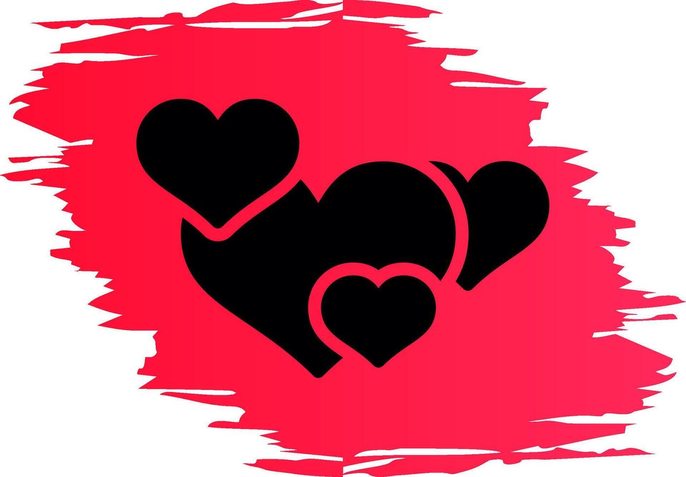 Hearts Creative Icon Design vector