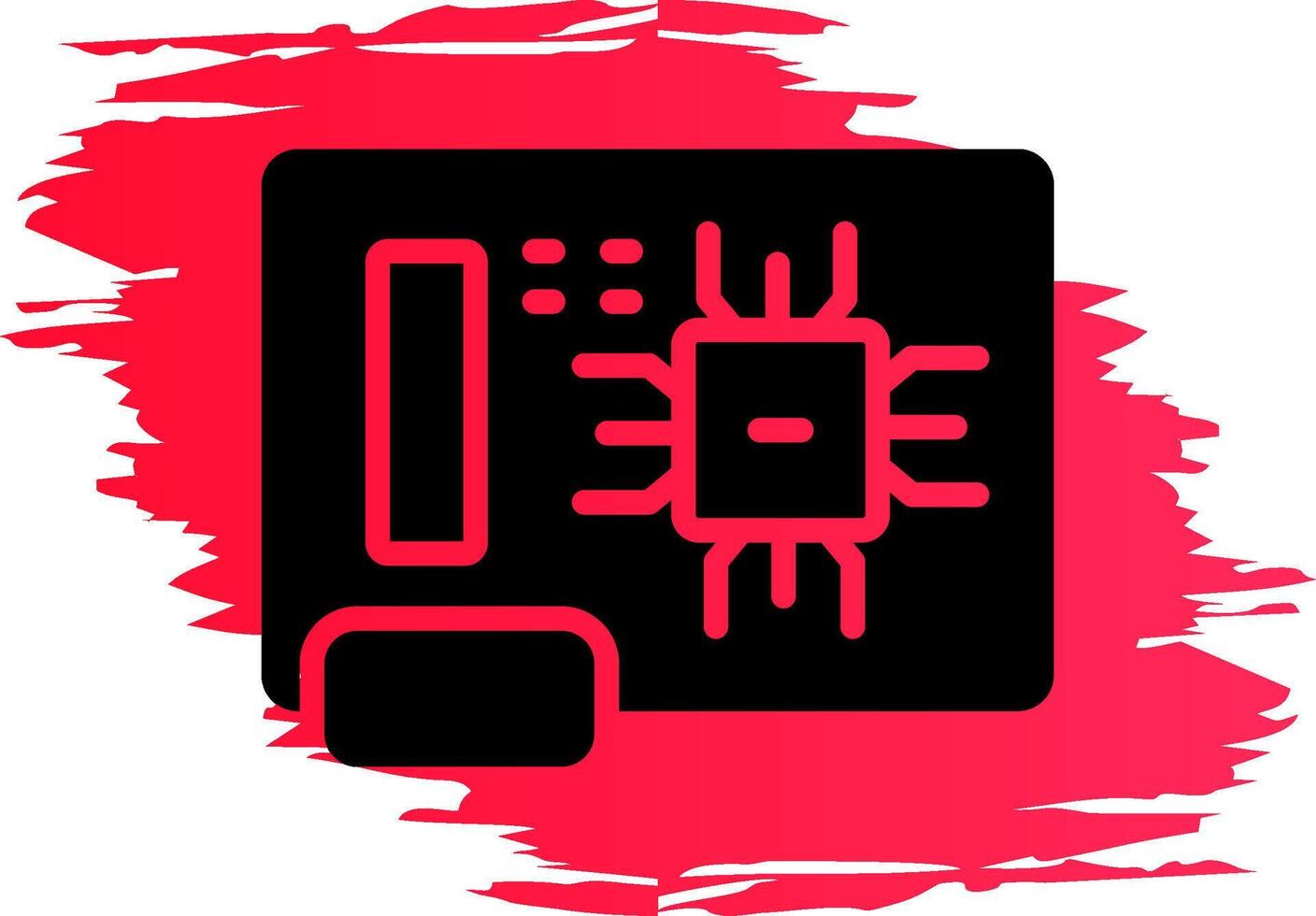 Circuit Board Creative Icon Design vector