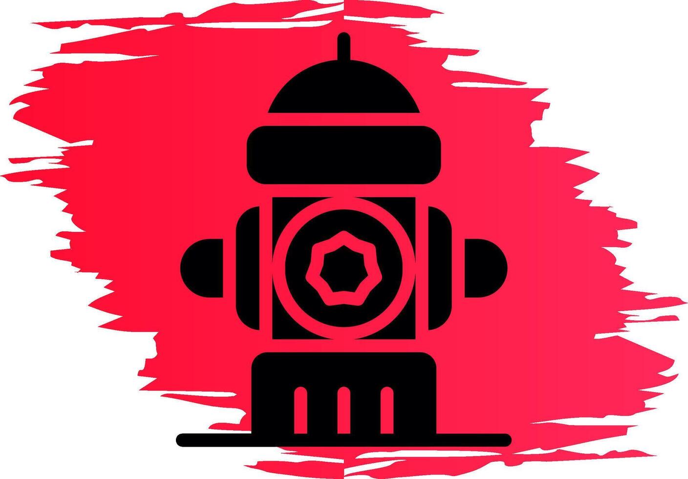 Hydrant Creative Icon Design vector