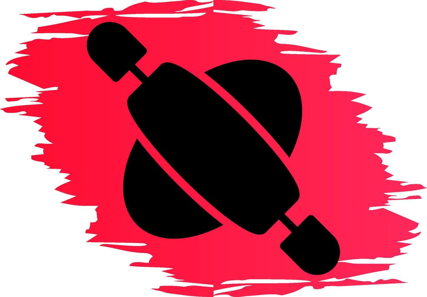Rolling Pin Creative Icon Design vector
