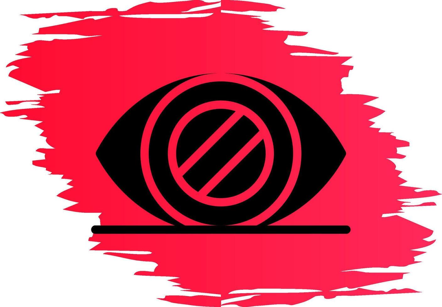 Glaucoma Creative Icon Design vector