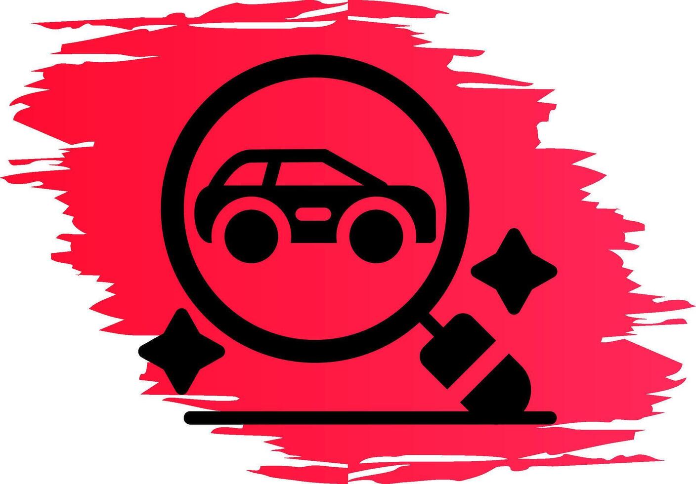 Car Finder Creative Icon Design vector