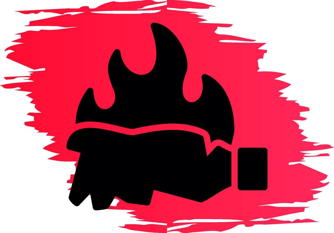 Burn Creative Icon Design vector