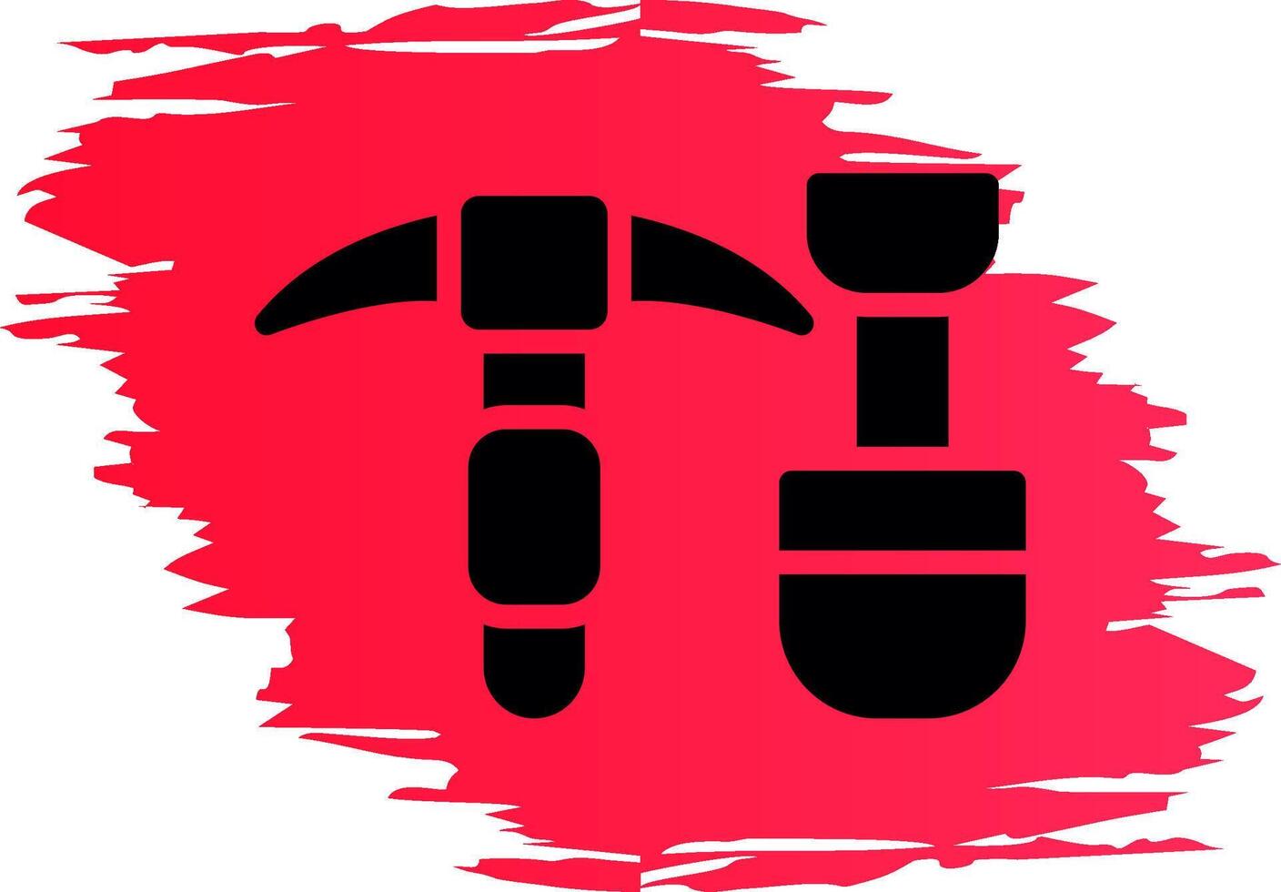 Material Mining Creative Icon Design vector