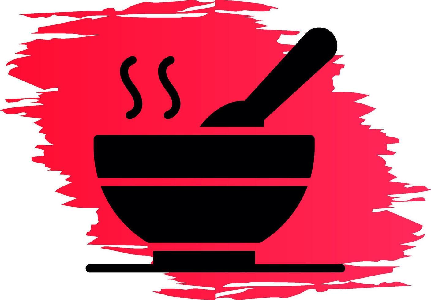 diseño de icono creativo de sopa caliente vector