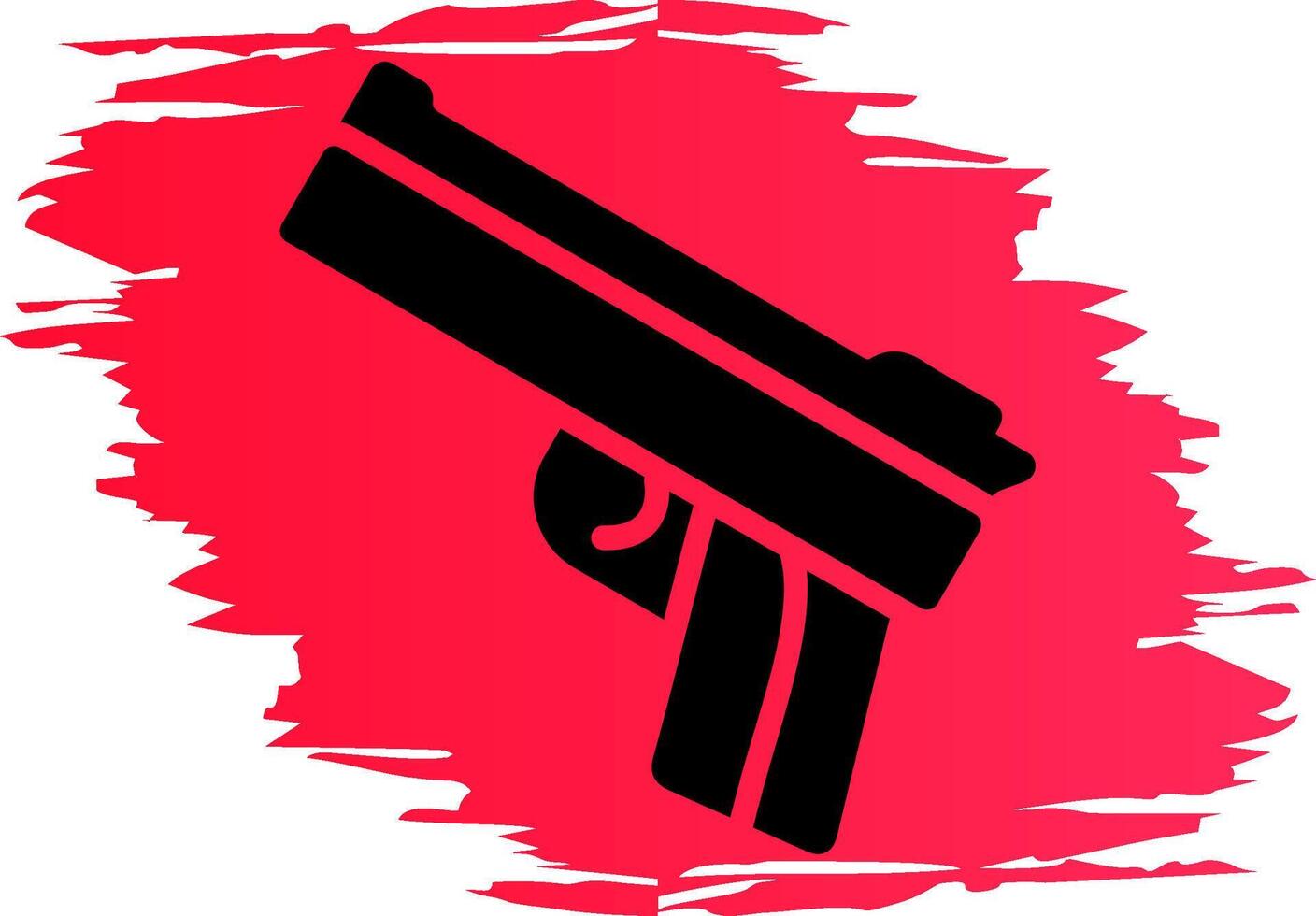 Police Gun Creative Icon Design vector