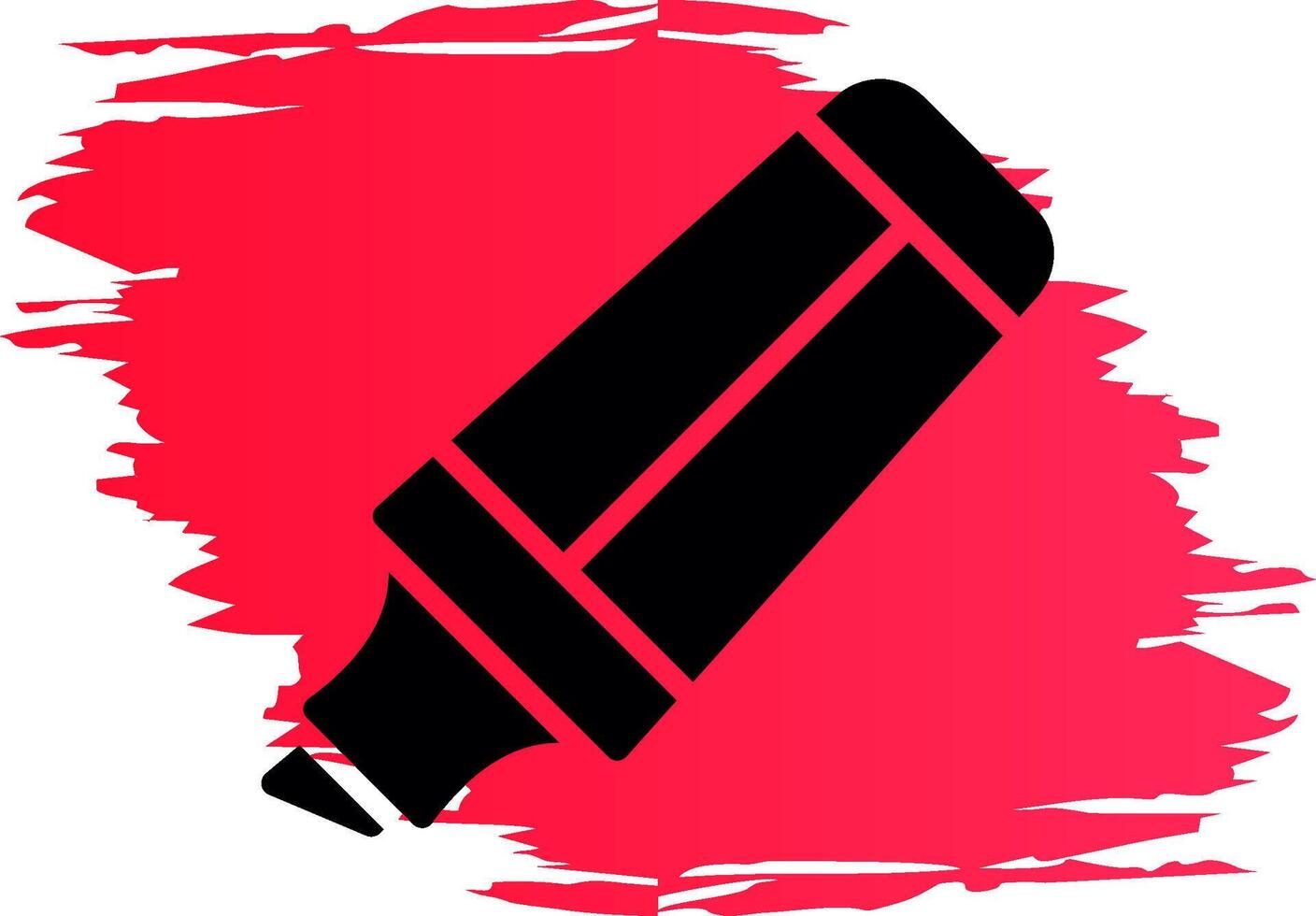 Highlighter Creative Icon Design vector