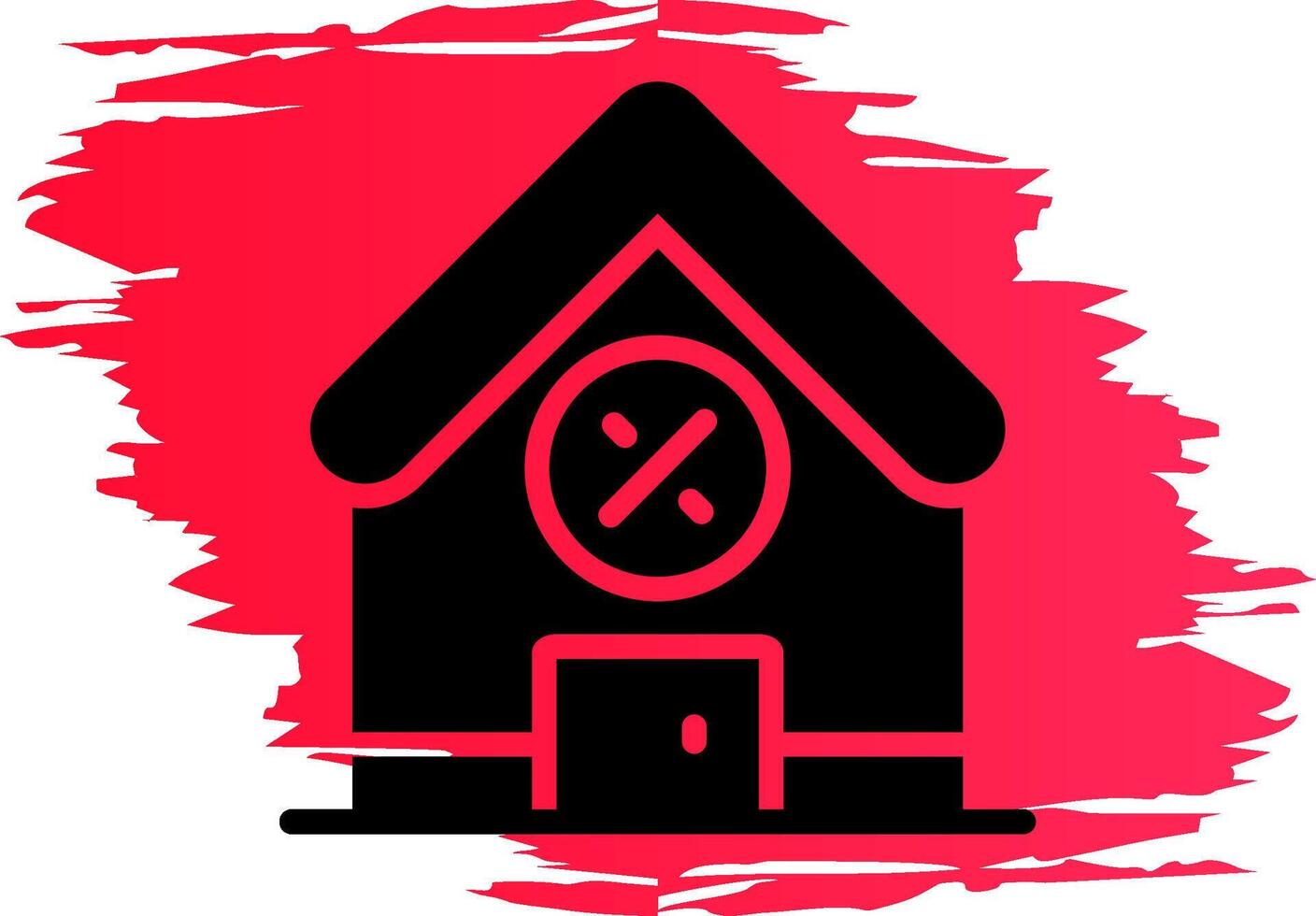 Home Office Tax Deduction Creative Icon Design vector