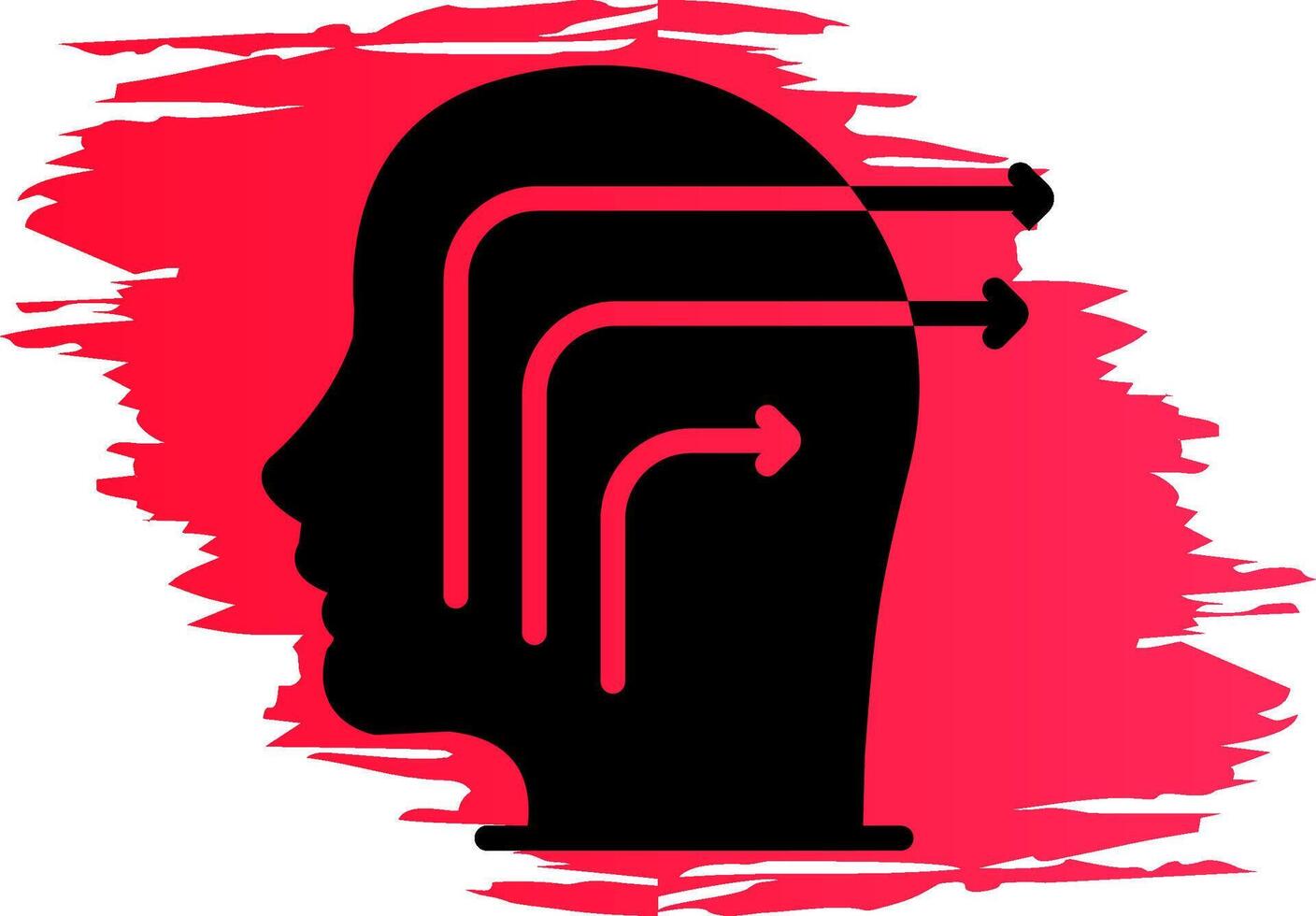 Knowledge Extraction Creative Icon Design vector