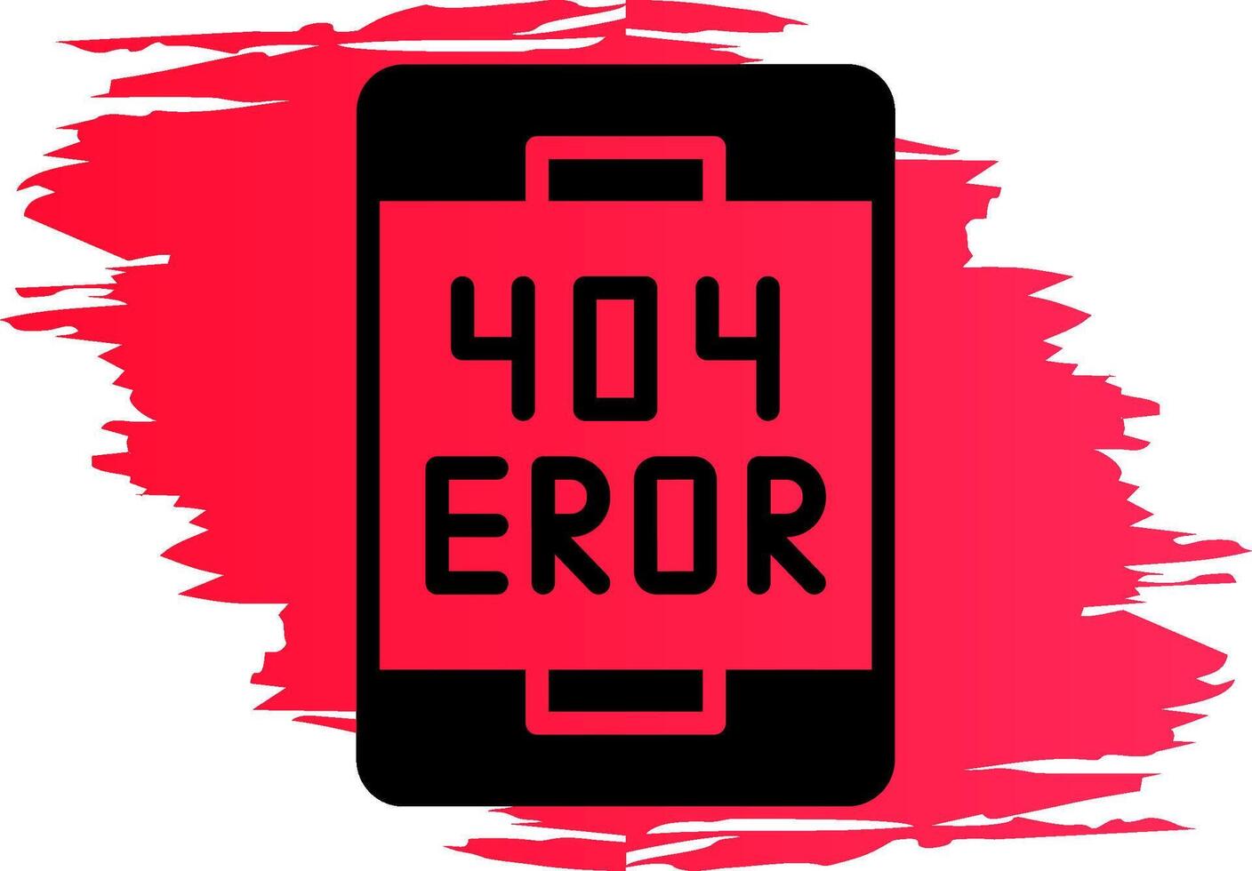 diseño de icono creativo de error vector