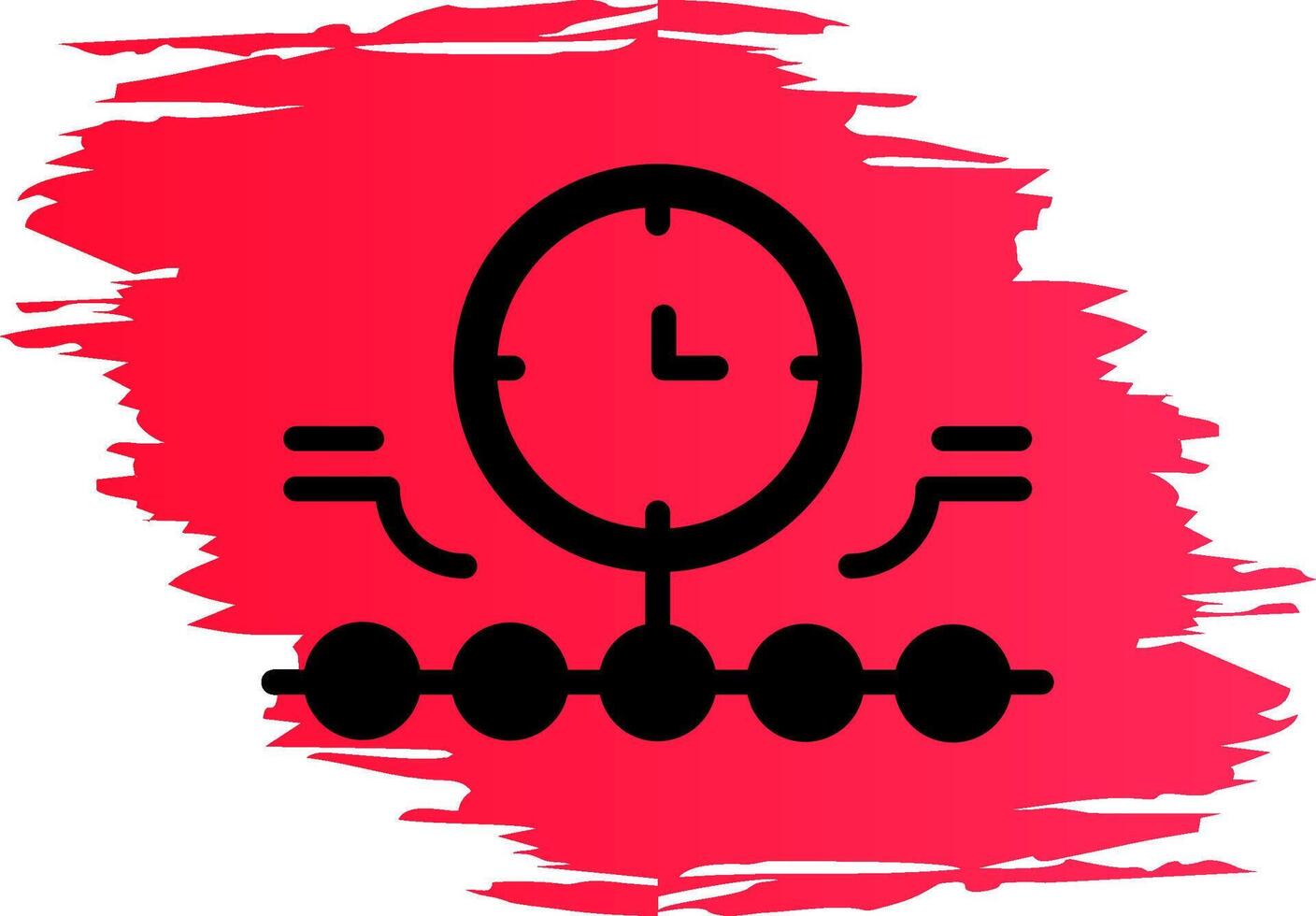 Circular Bending Process Creative Icon Design vector