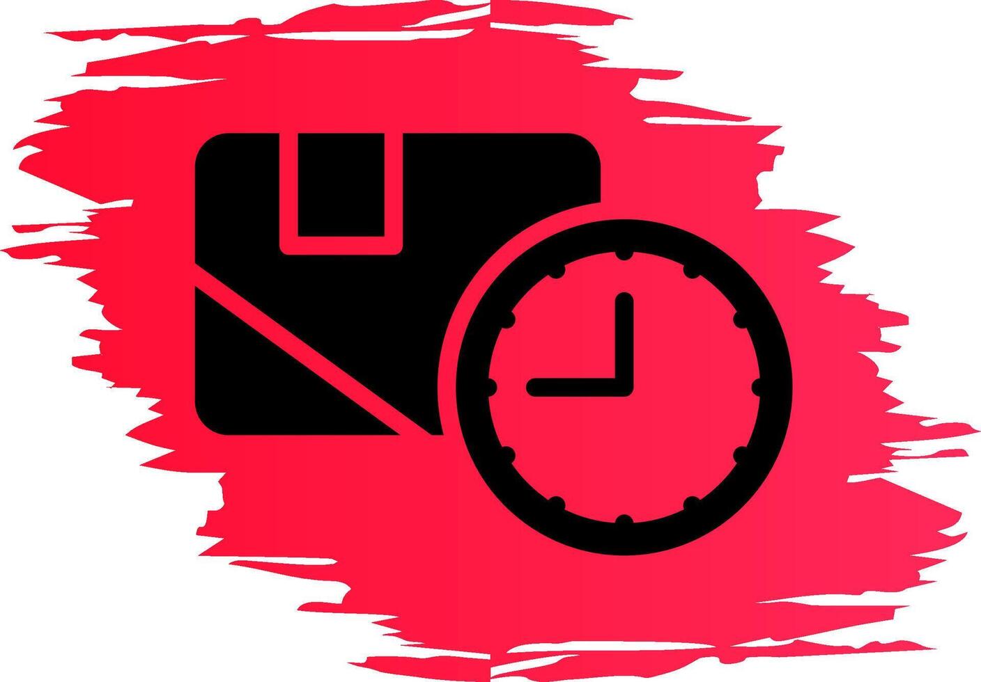 Estimated Delivery Creative Icon Design vector
