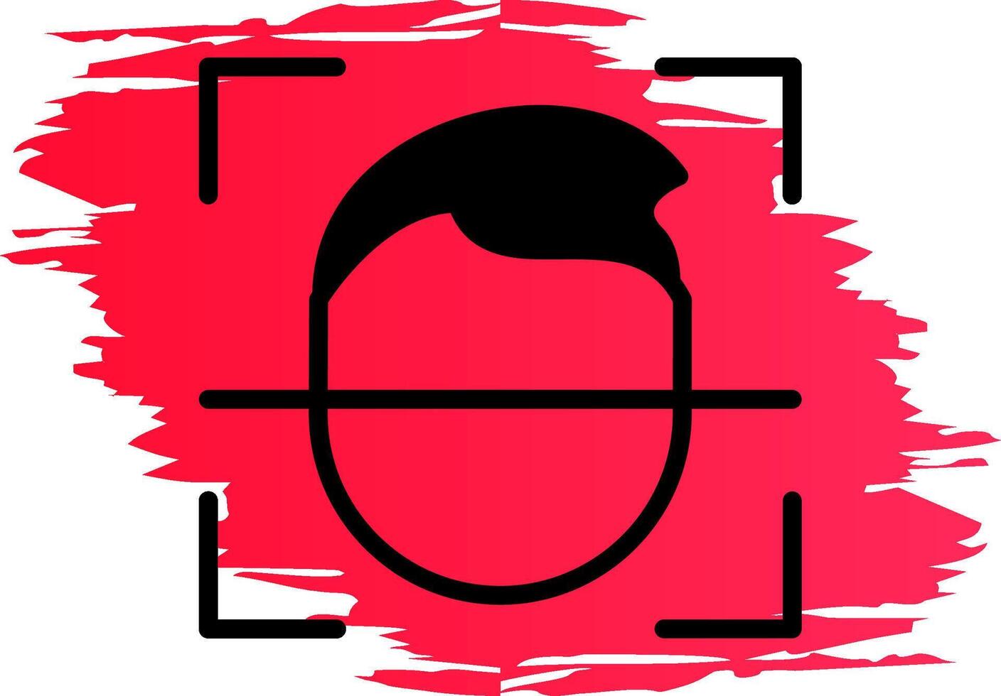 Face Id Creative Icon Design vector