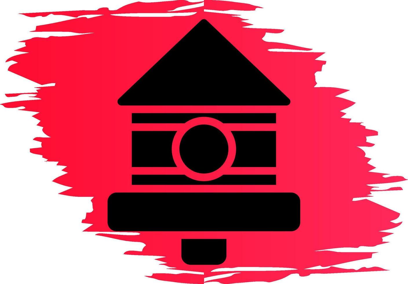 Birdhouse Creative Icon Design vector