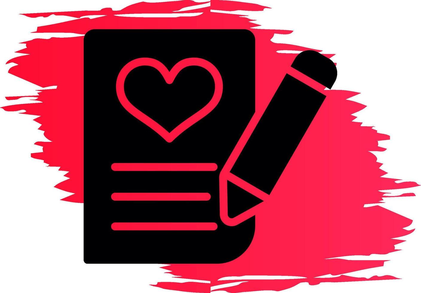 Writing Creative Icon Design vector