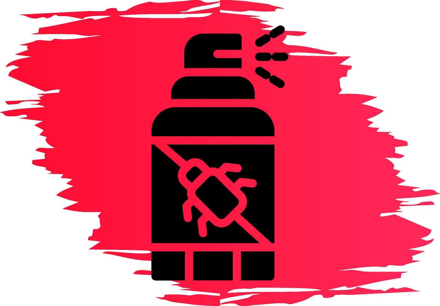 Spray Bottle Creative Icon Design vector