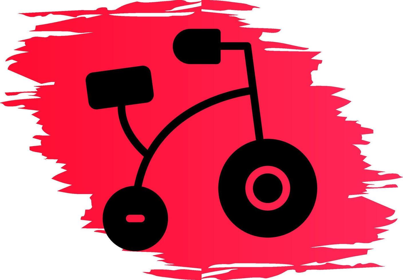 Bike Toy Creative Icon Design vector