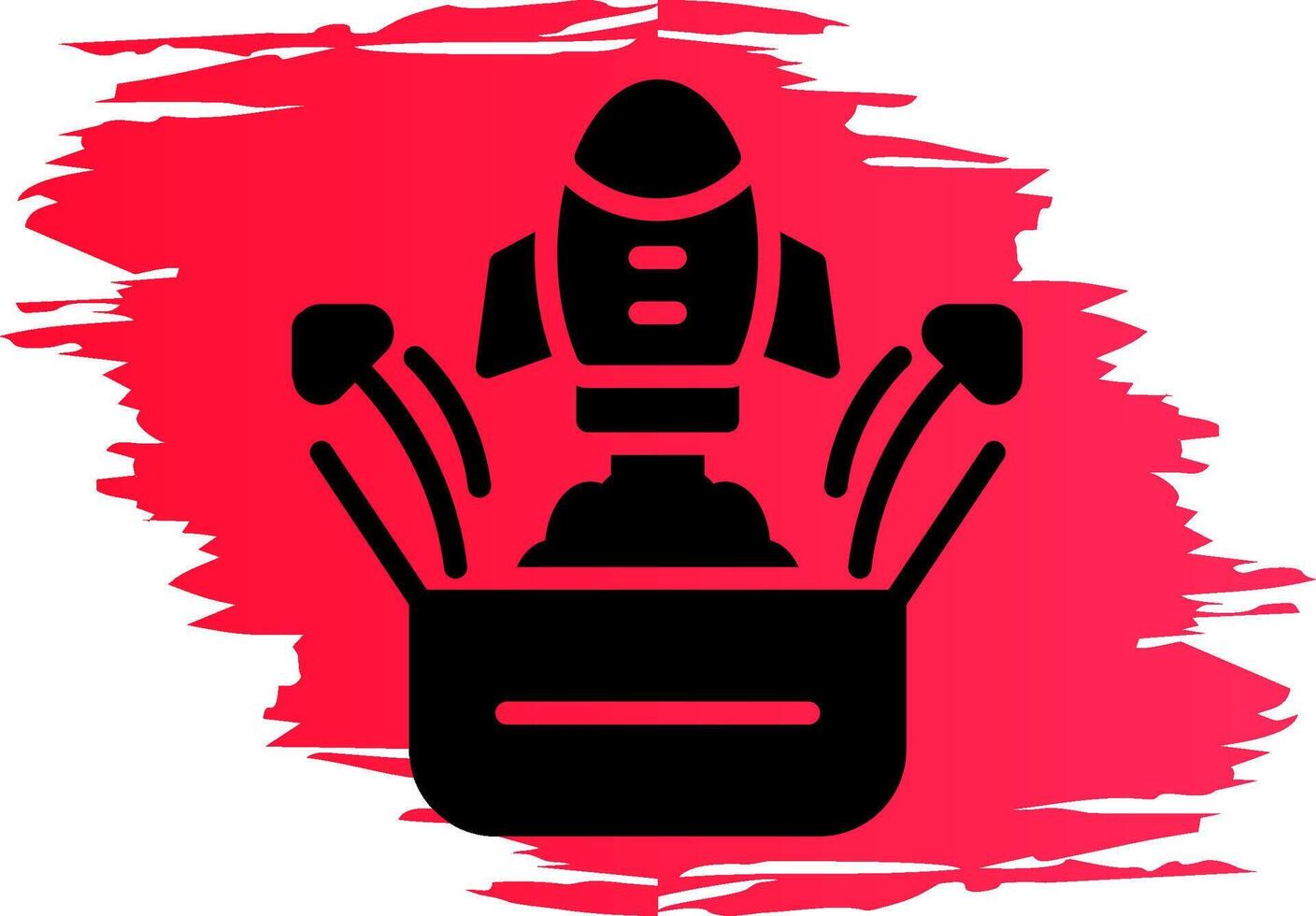 Think Out Of The Box Creative Icon Design vector