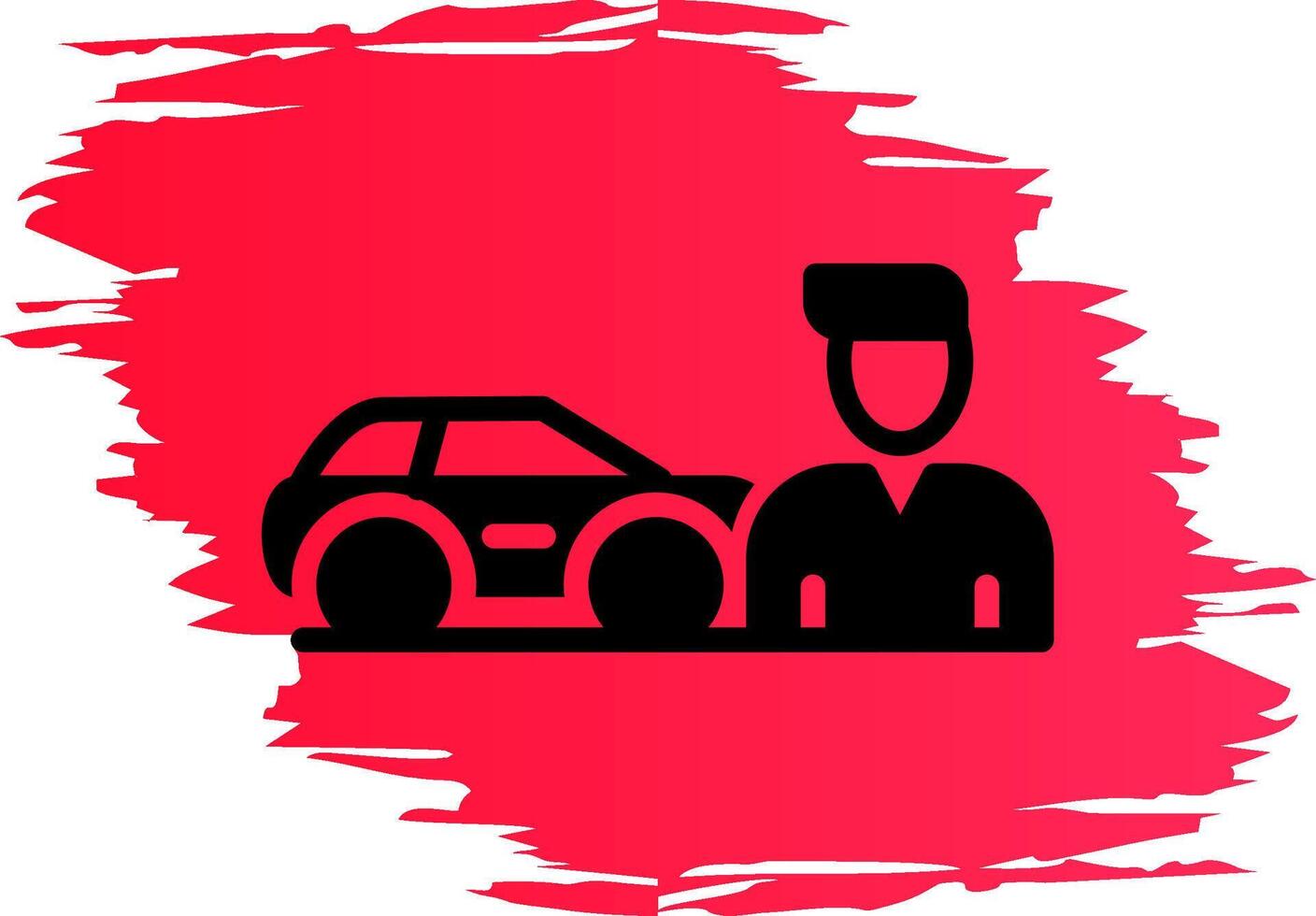 Used Car Dealership Creative Icon Design vector